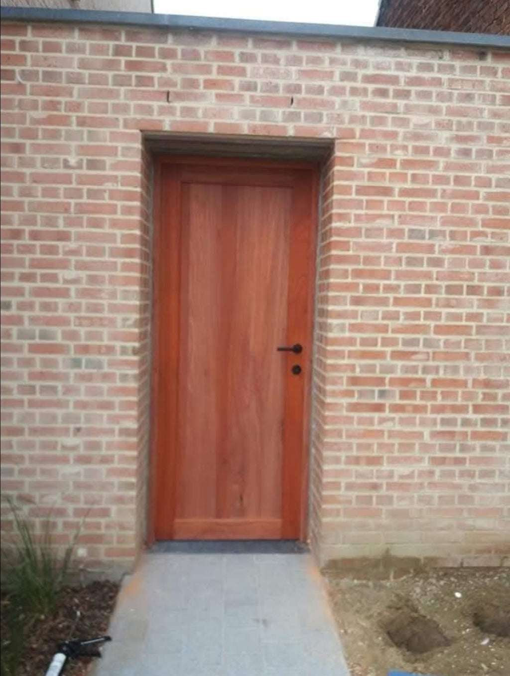 Op maat gemaakte padoukdeur
