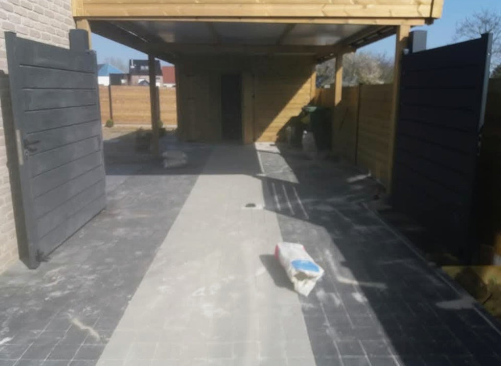 Carport met tuinberging op maat