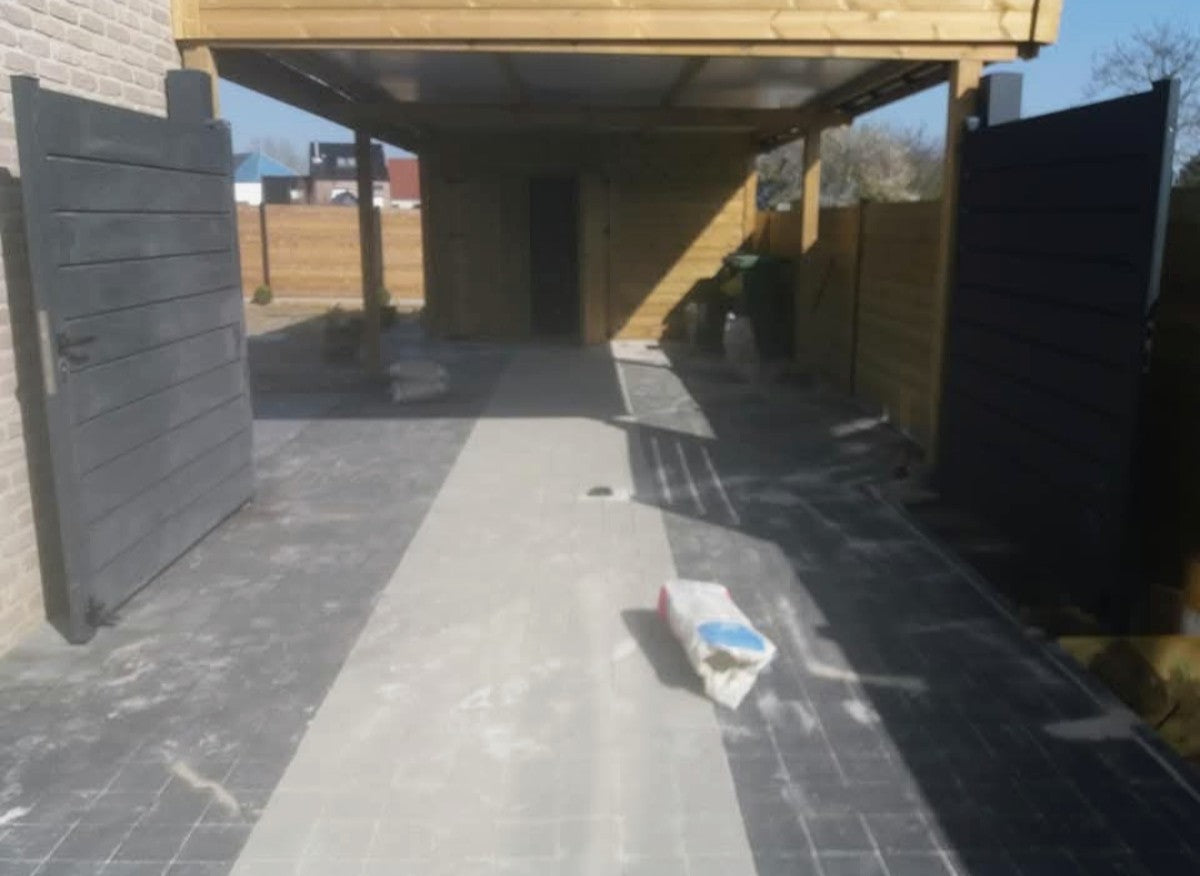 Carport met tuinberging op maat