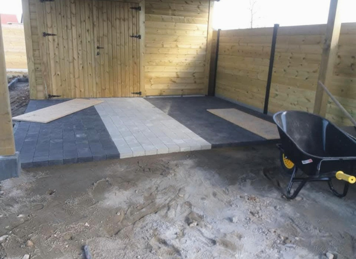 Carport met tuinberging op maat